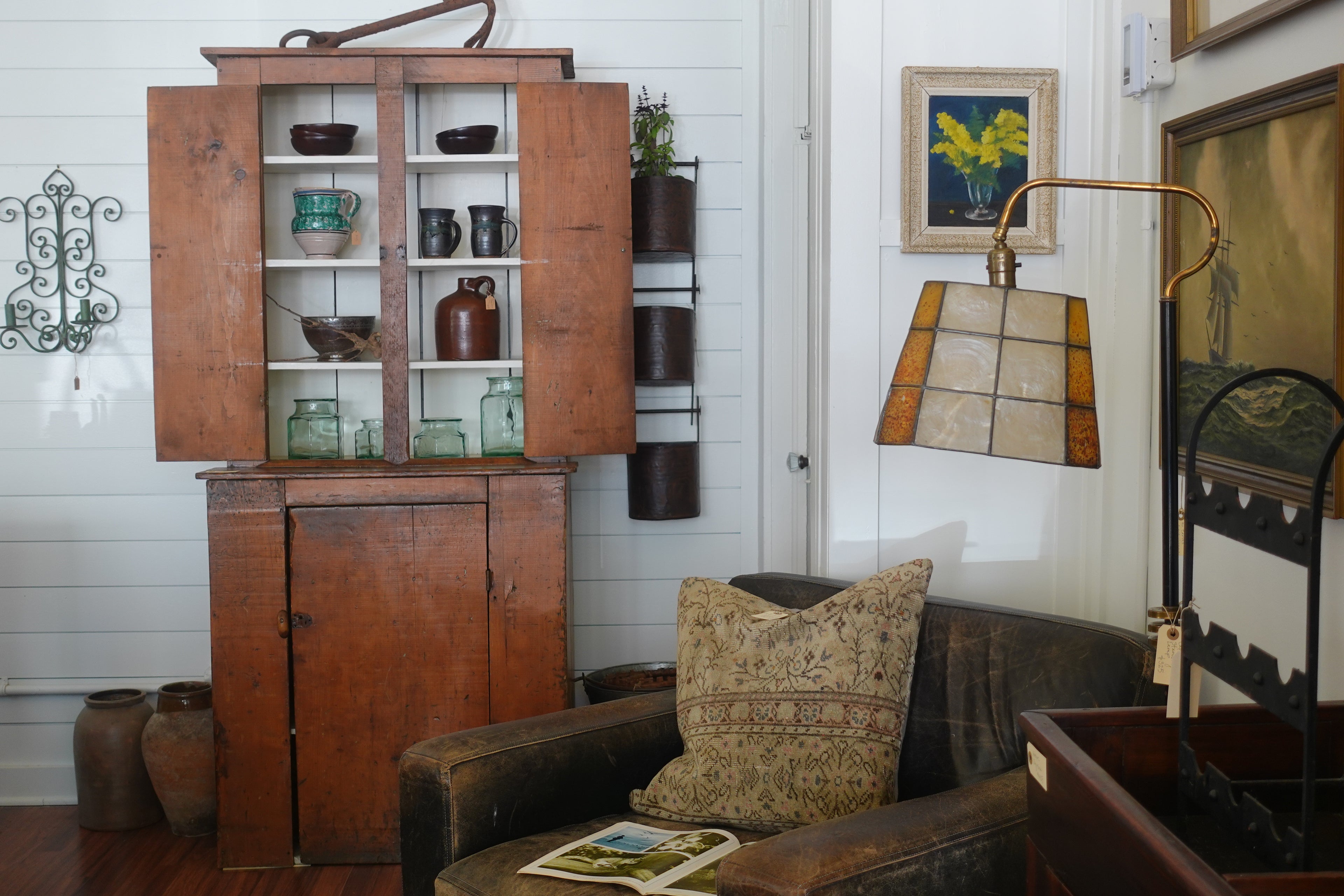 Antique Step-back Cupboard