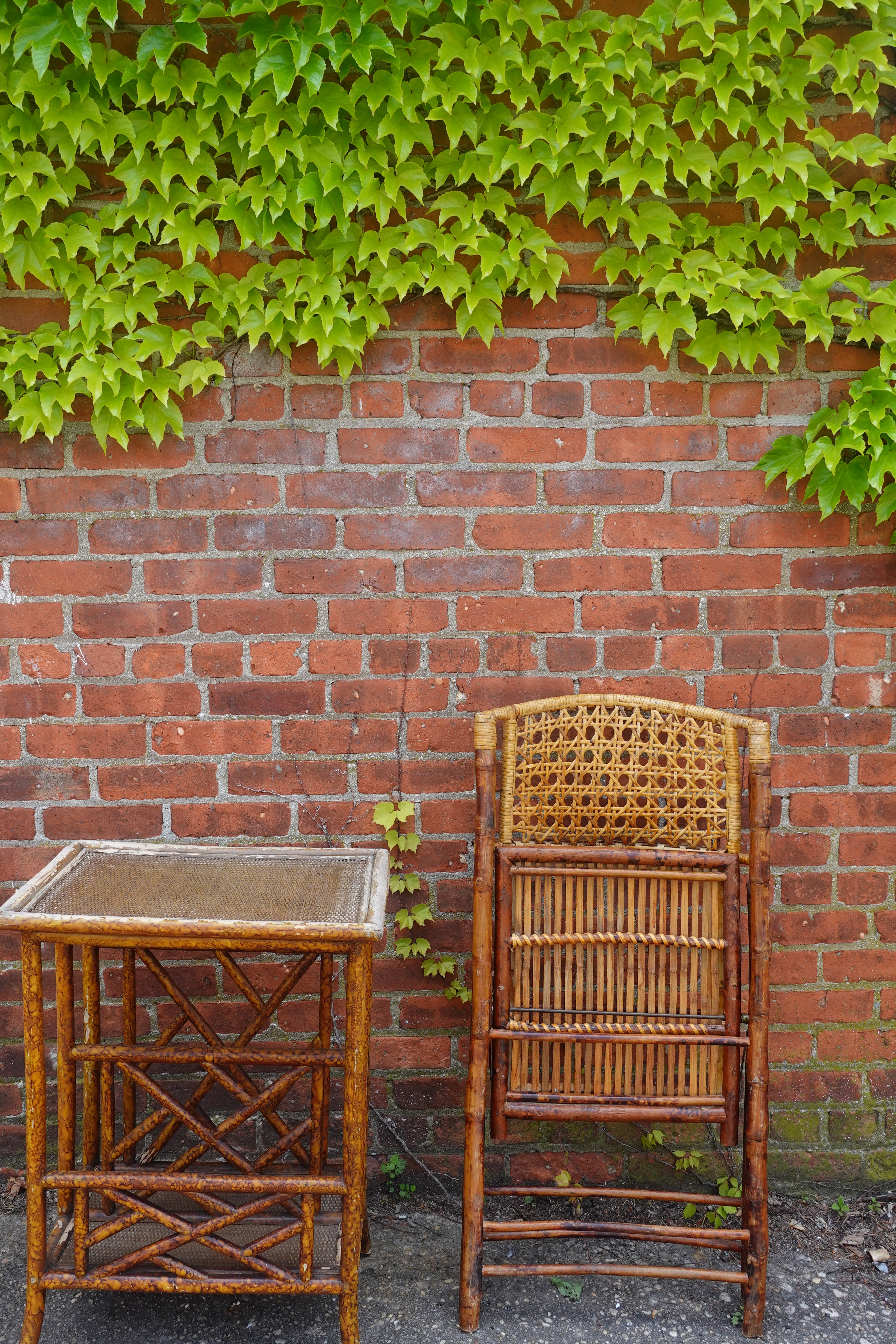 Tortoise Bamboo Side Table