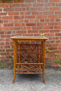 Tortoise Bamboo Side Table
