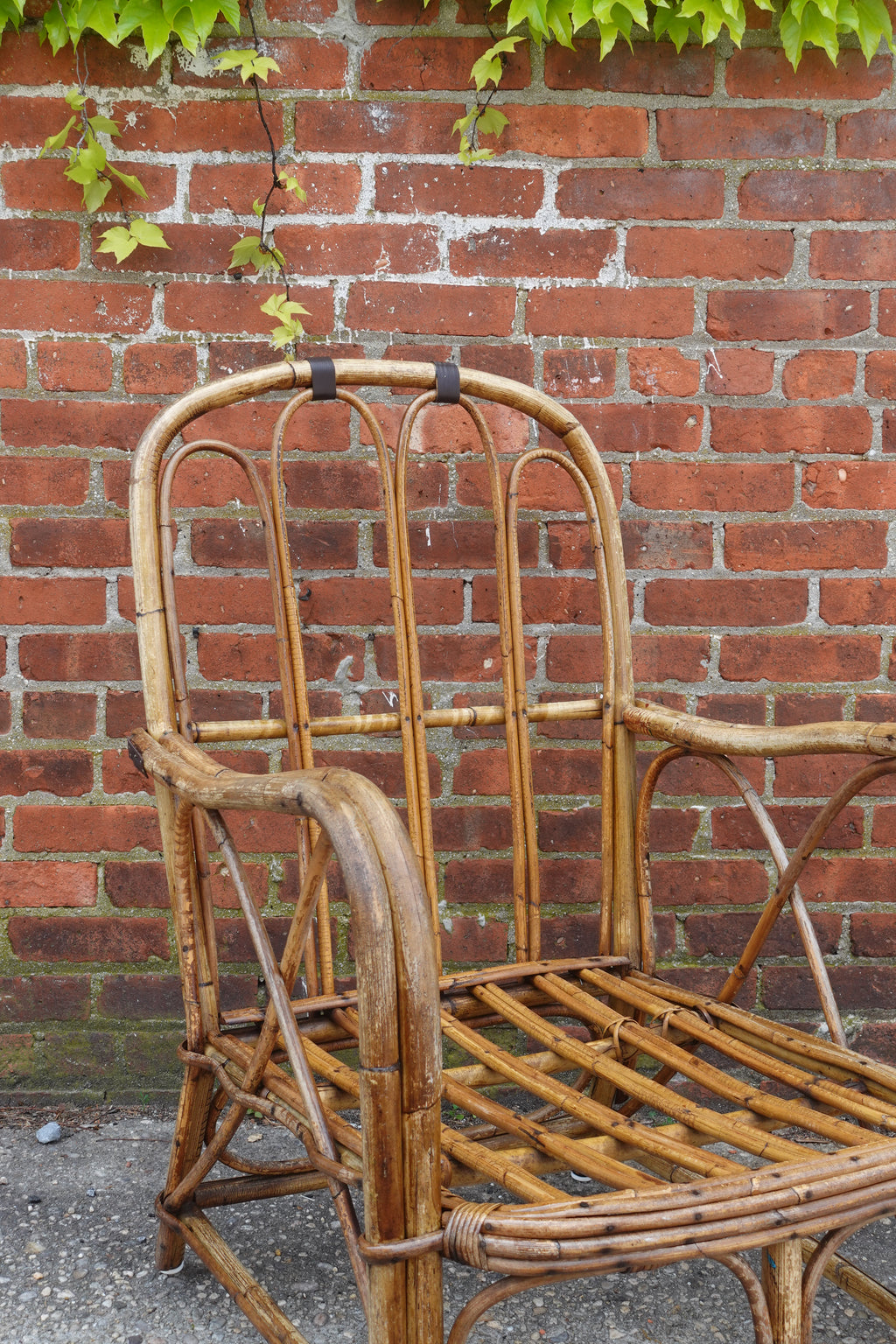 Mid Century Bamboo Lounge Chairs