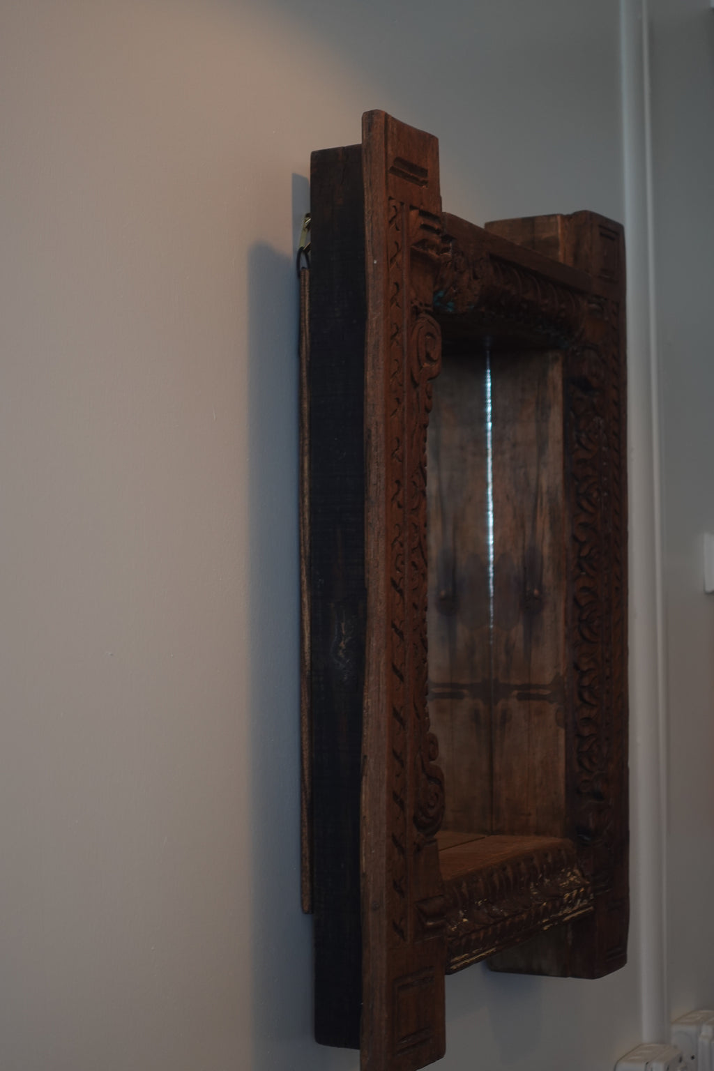 Hand Carved Mirror