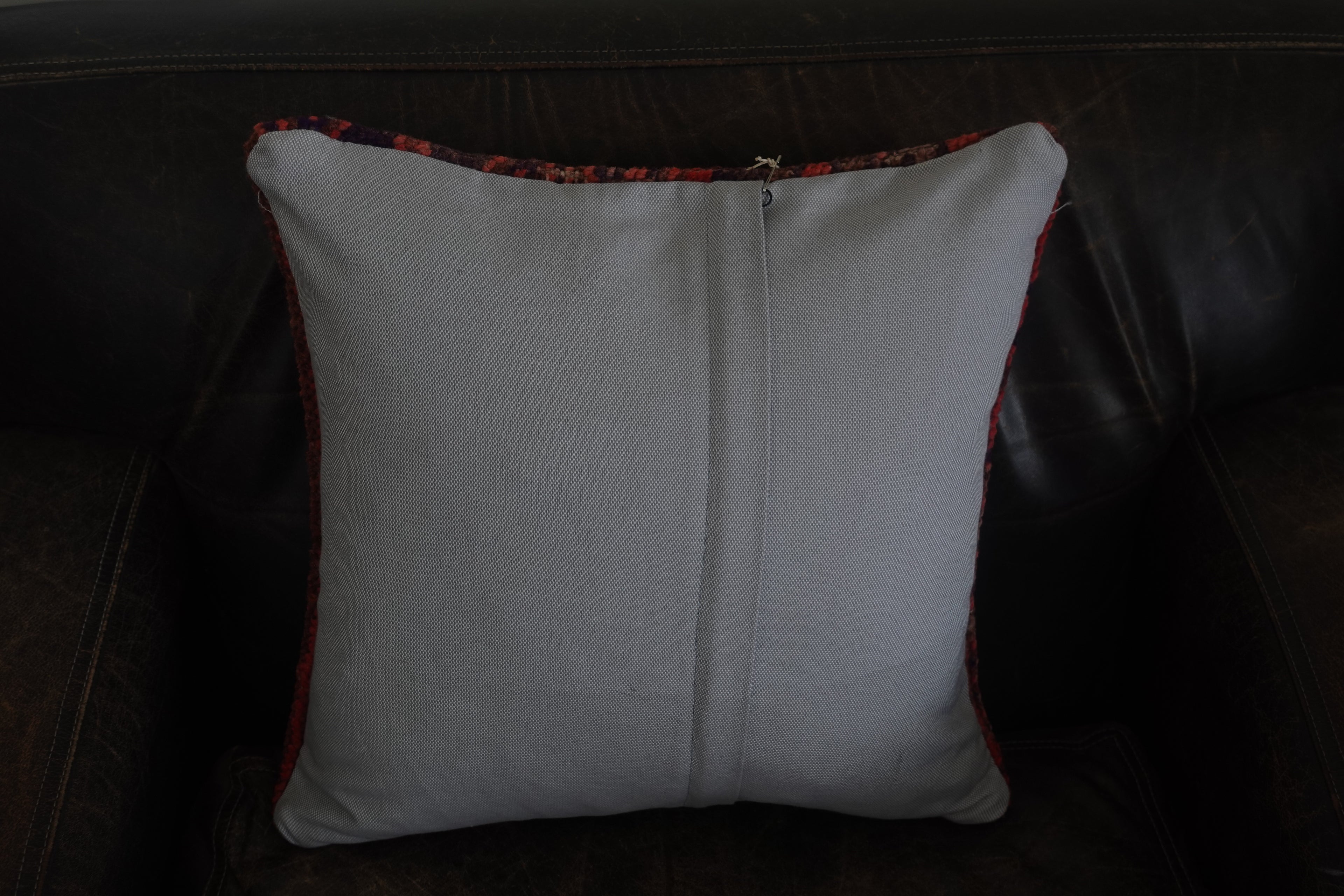 Vintage Turkish Rug Pillow 16 x 16