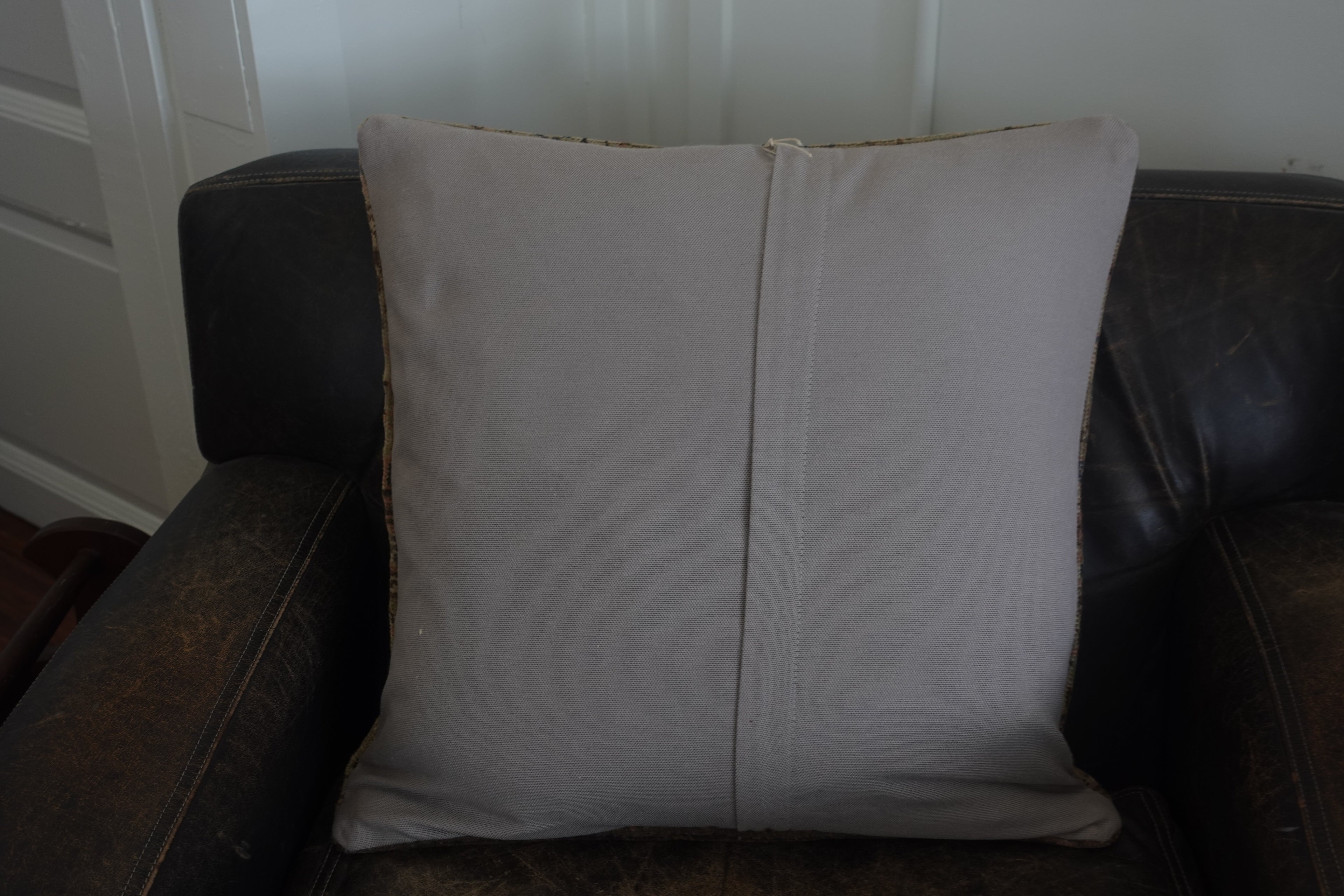 Vintage Turkish Rug Pillow 20 x 20