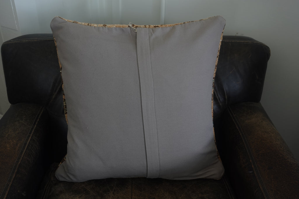 Vintage Turkish Rug Pillow 20 x 20