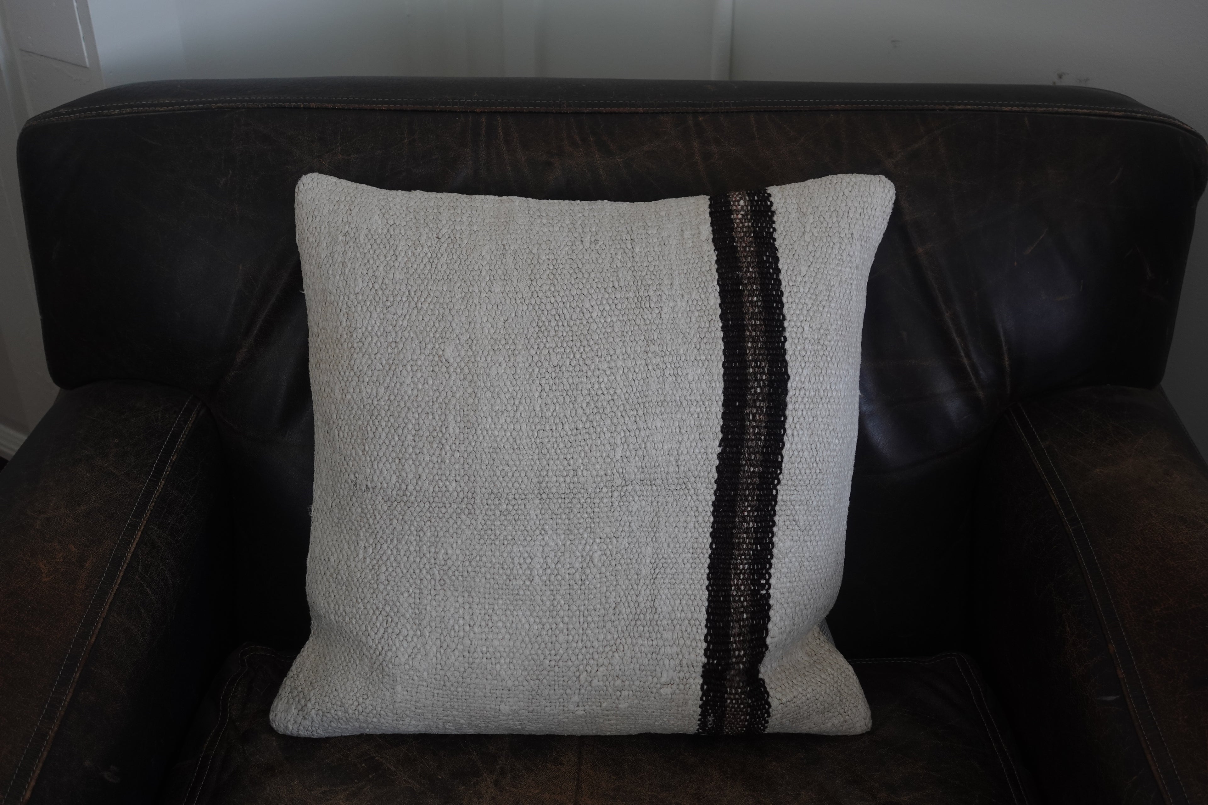 Vintage Turkish Kilim Pillow 16 x 16