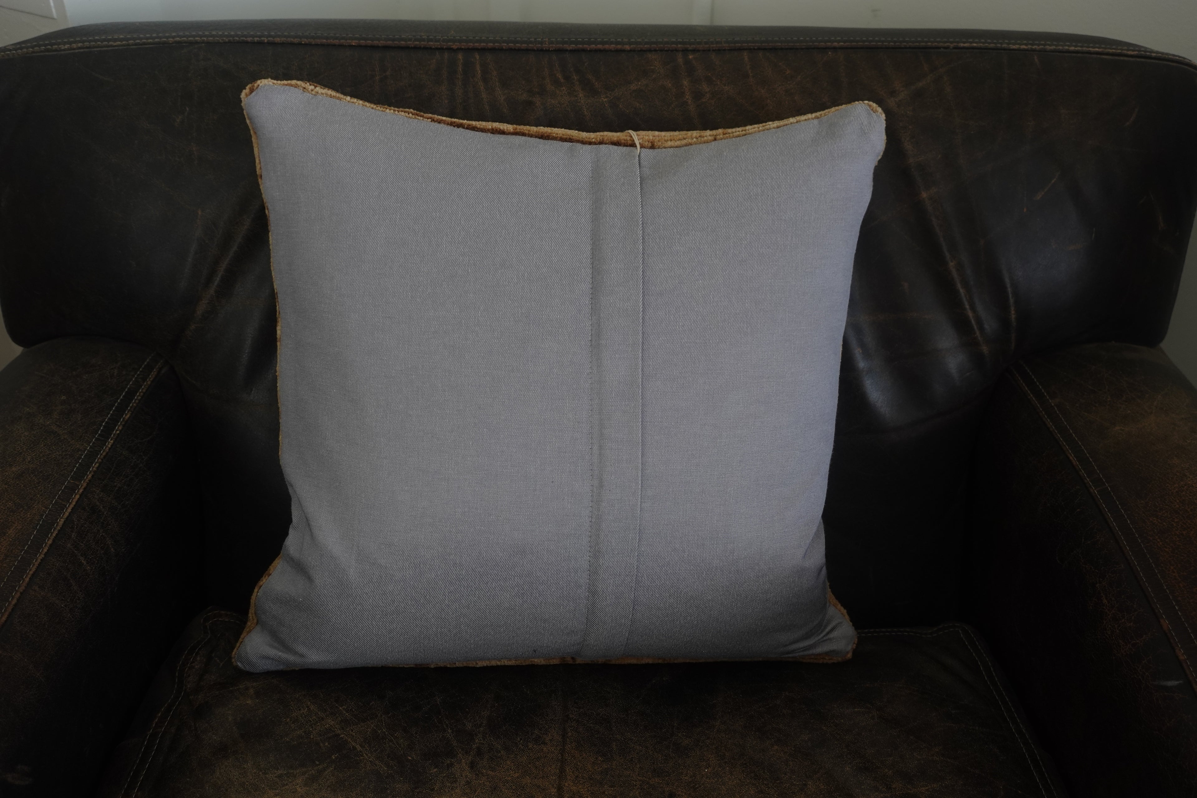 Vintage Turkish Rug Pillow 16 x 16