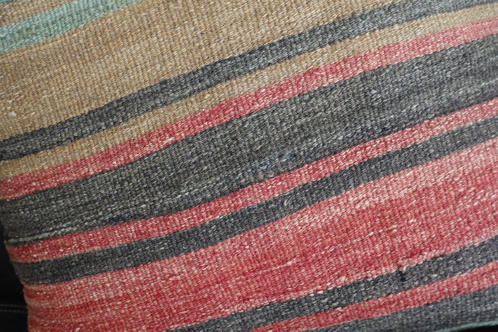Vintage Turkish Rug Pillow 20 x 20