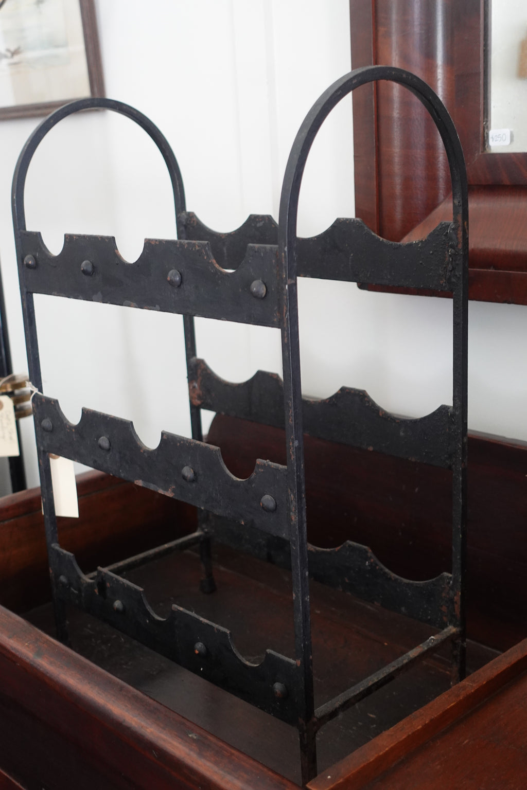 Cast Iron Bottle Holder