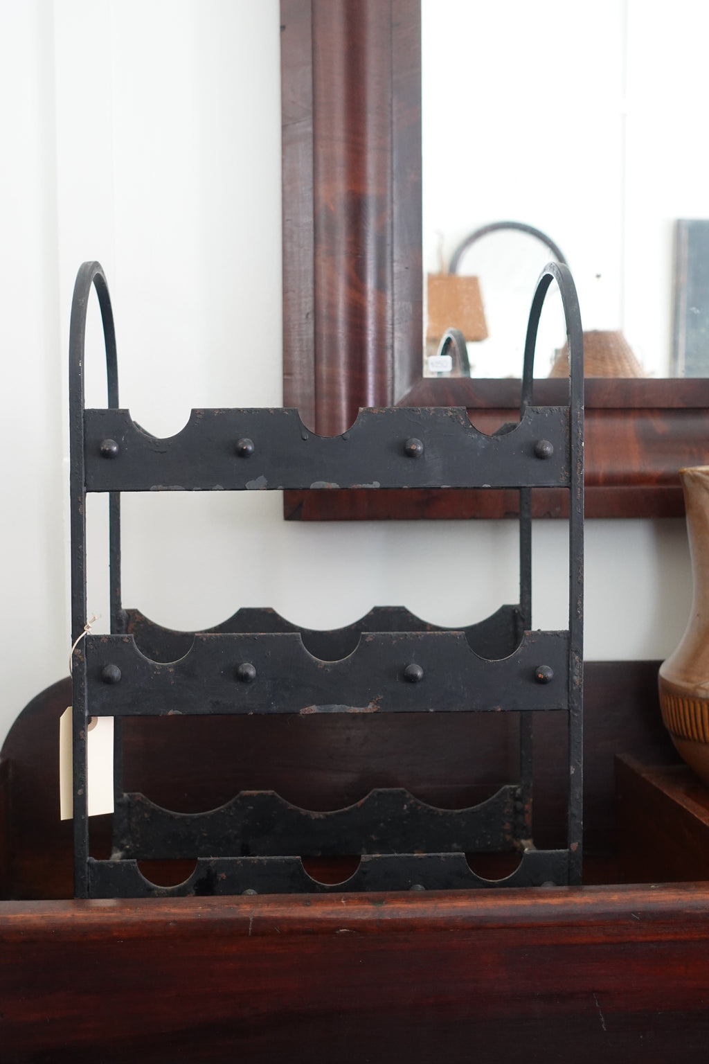 Cast Iron Bottle Holder