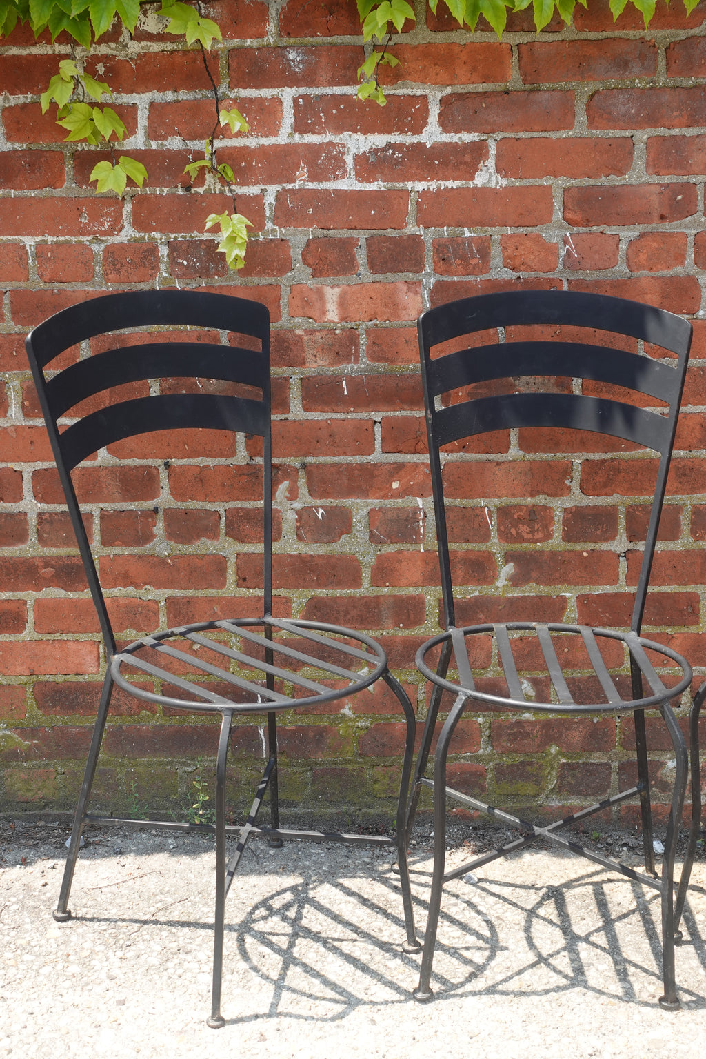 Set of 4 Wrought Iron Chairs