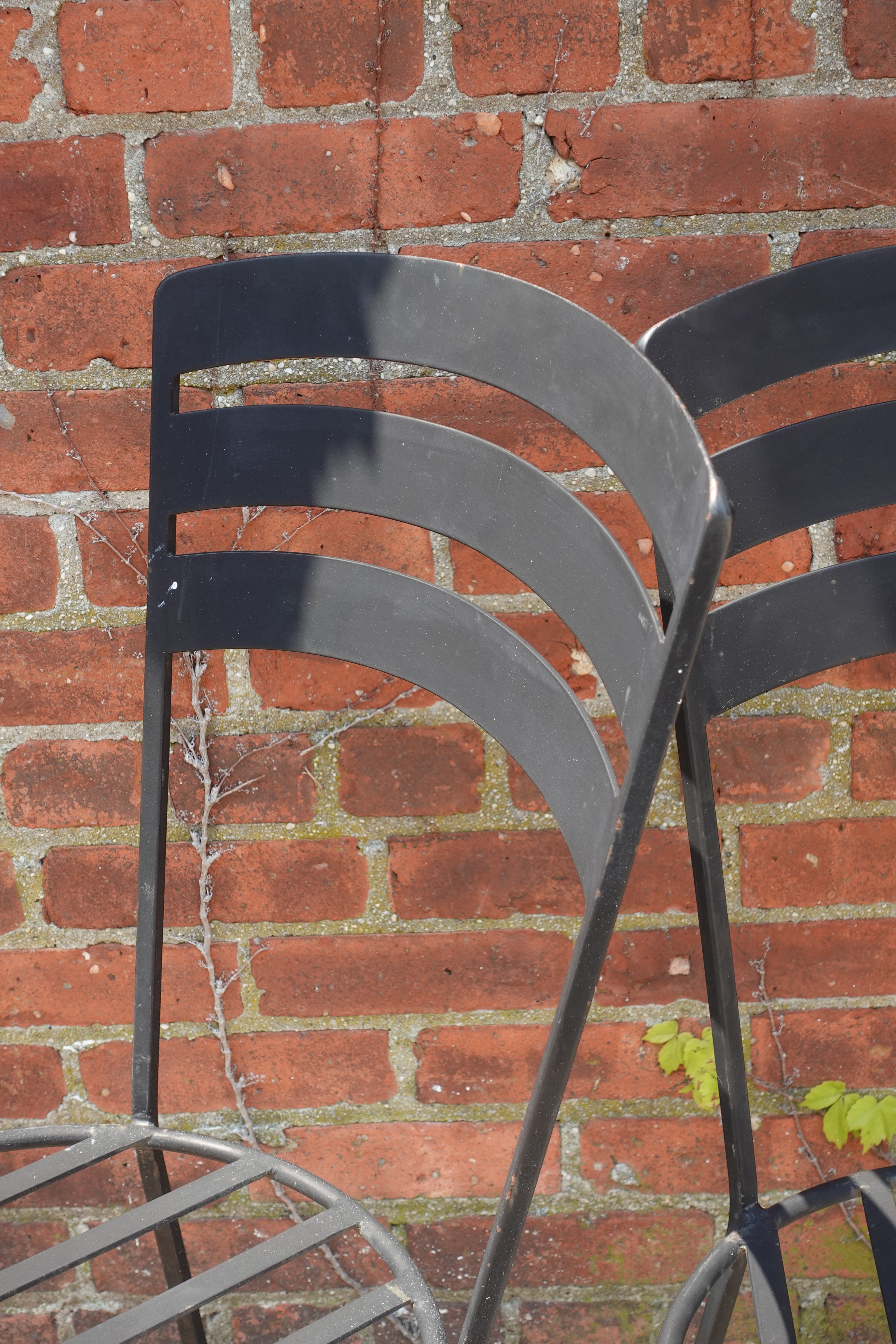 Set of 4 Wrought Iron Chairs