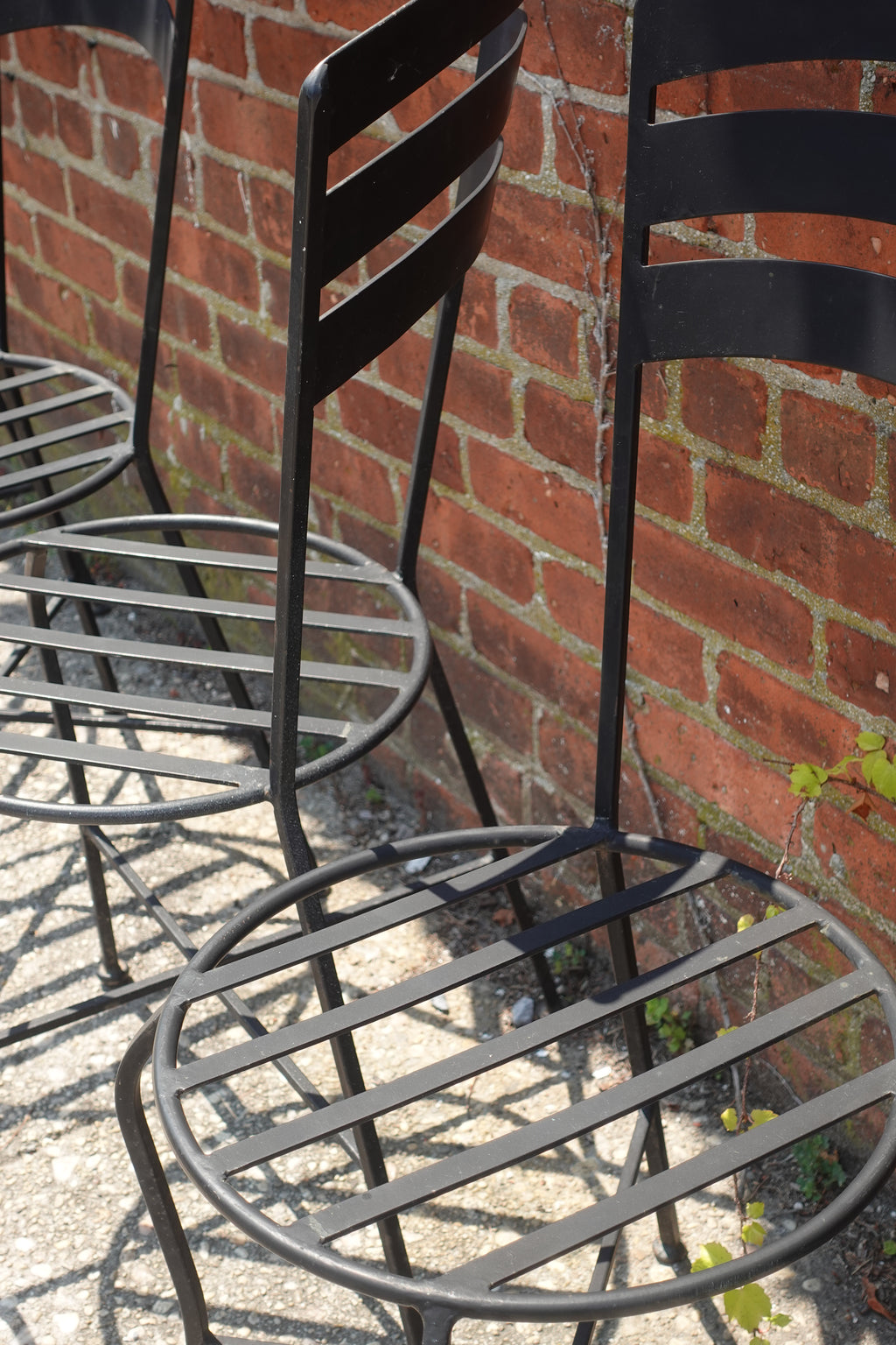Set of 4 Wrought Iron Chairs
