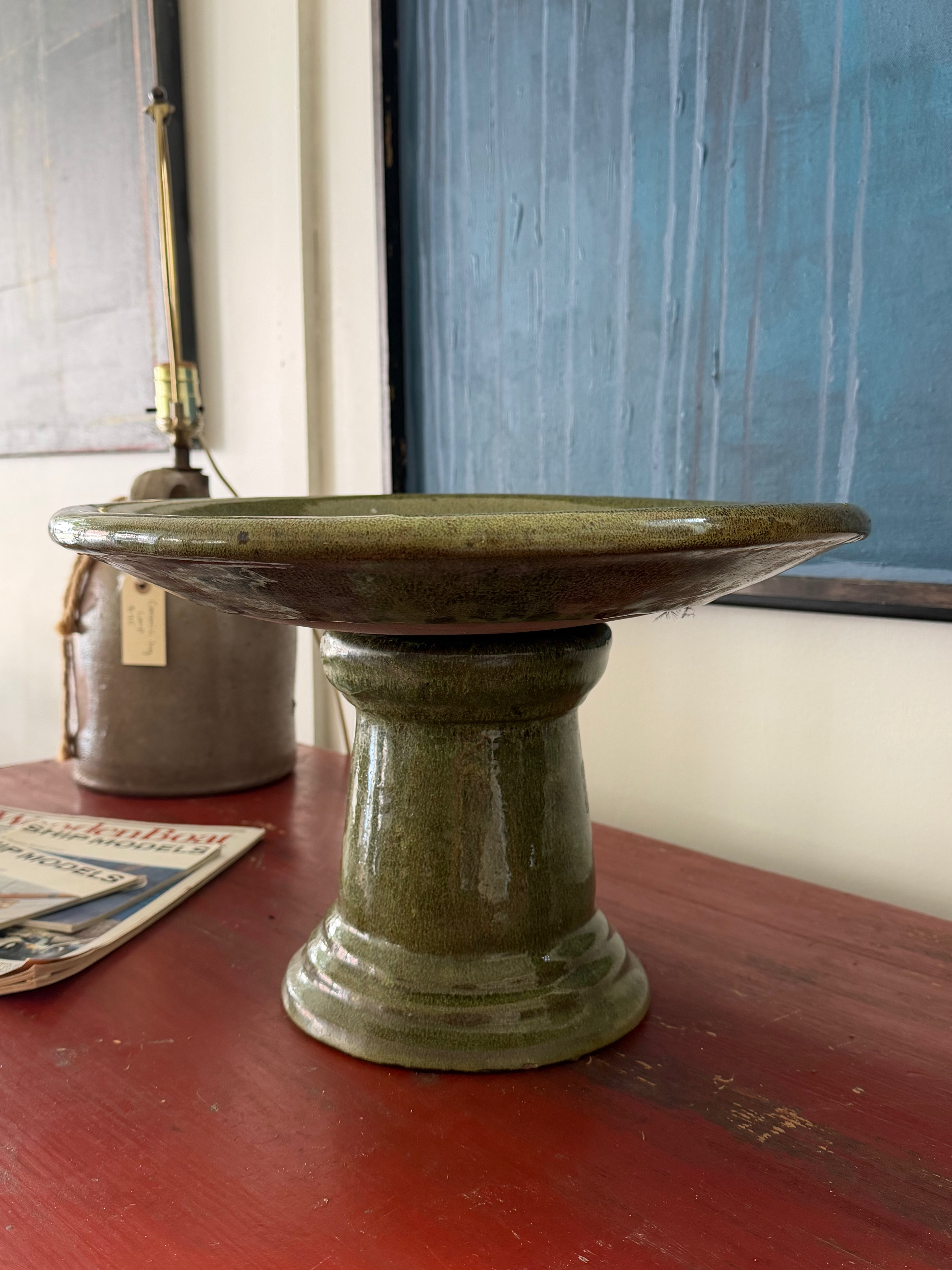 Glazed Ceramic Pedestal
