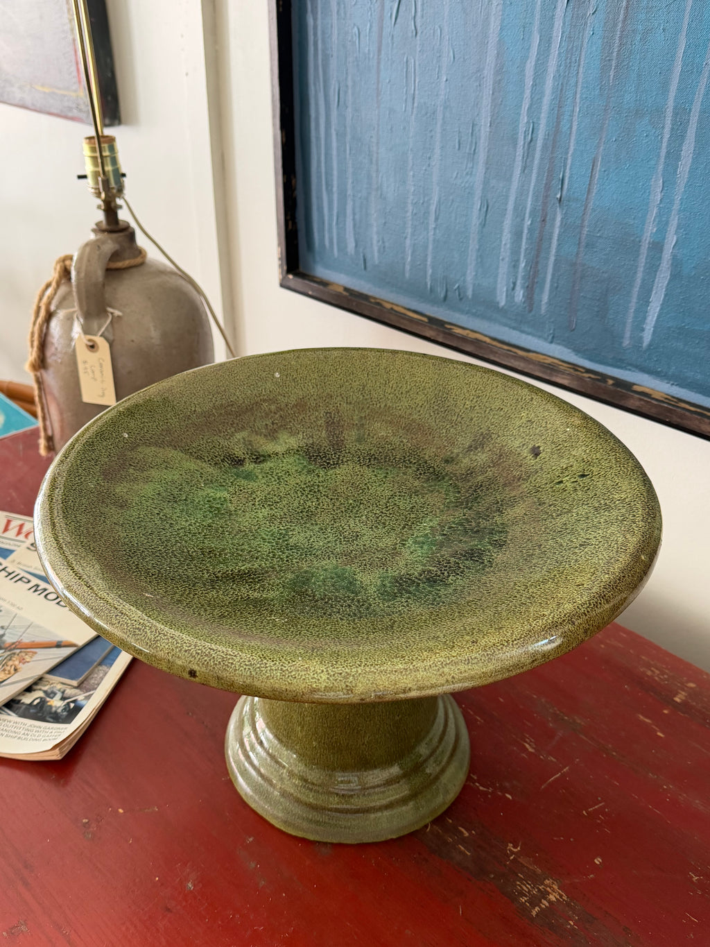 Glazed Ceramic Pedestal