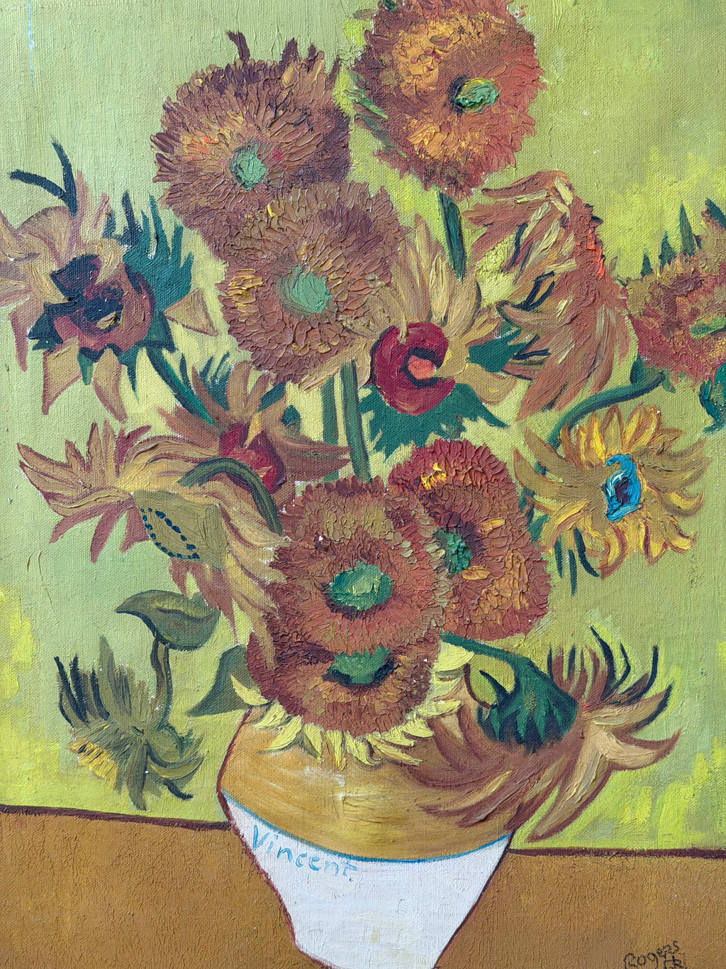 'Sunflowers' Abstract Painting