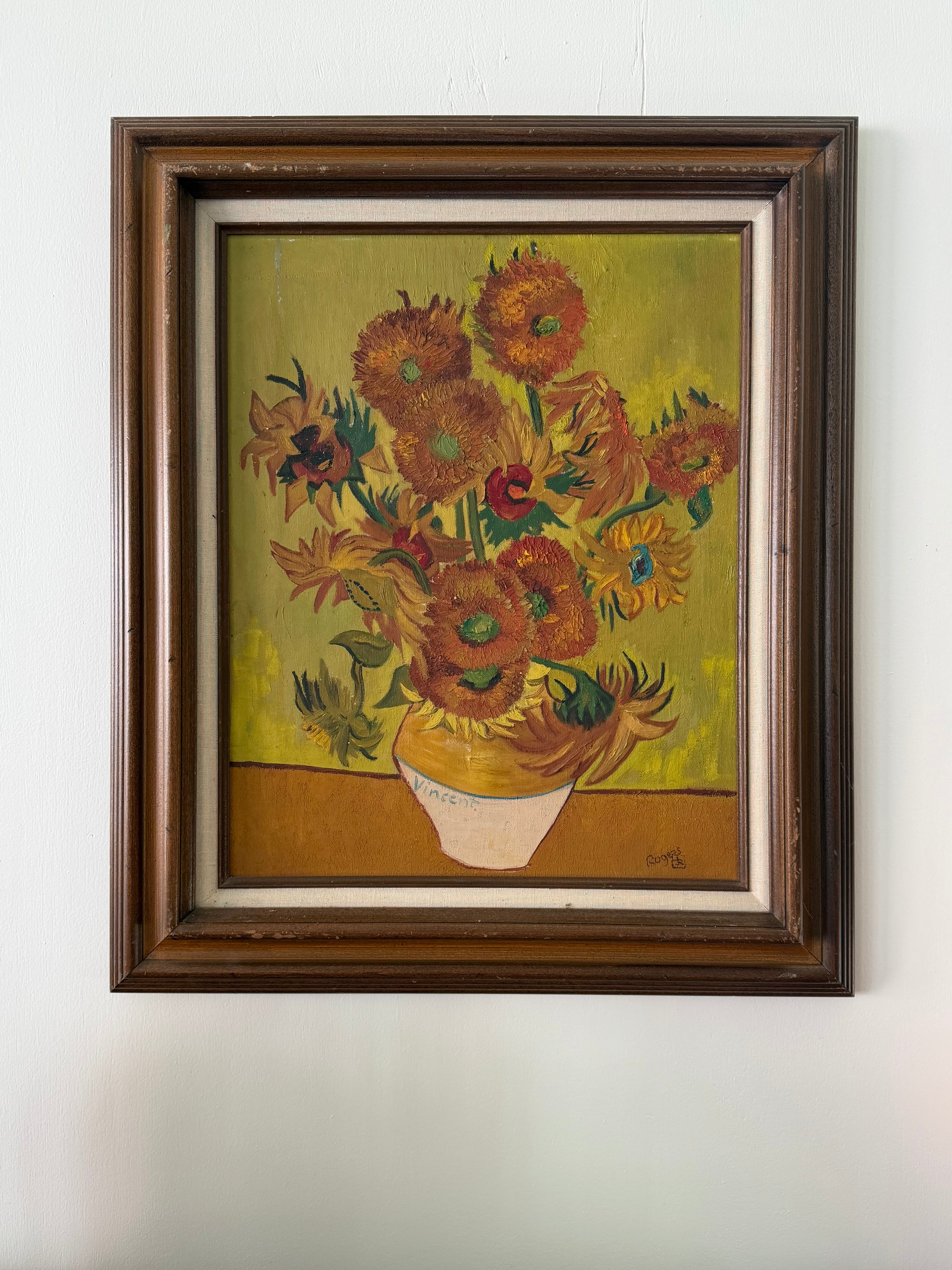 'Sunflowers' Abstract Painting