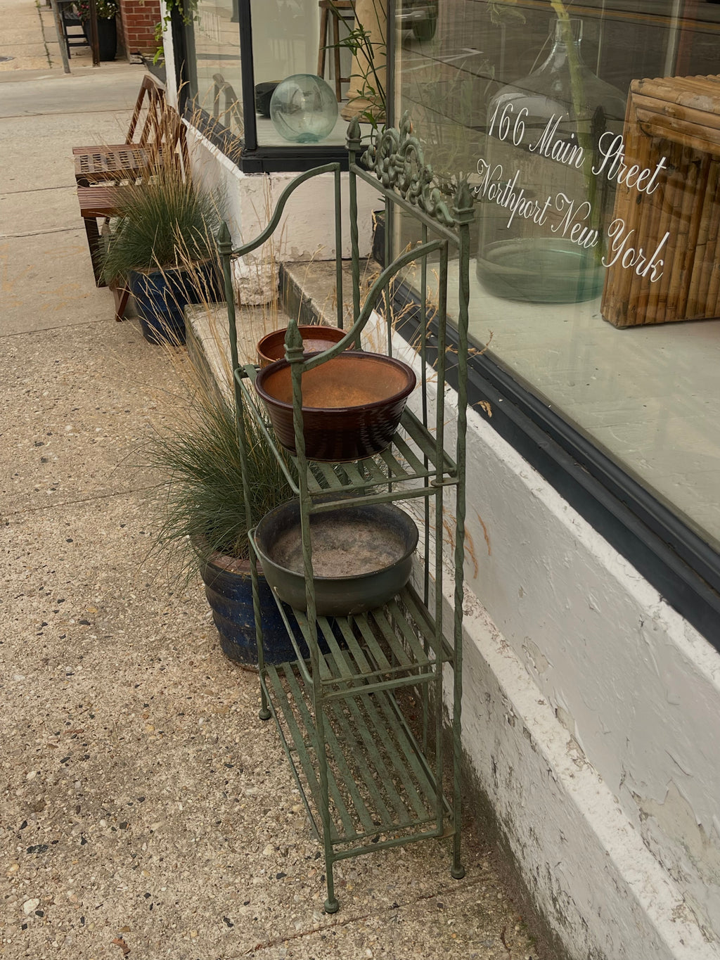 Iron Folding Plant Stand