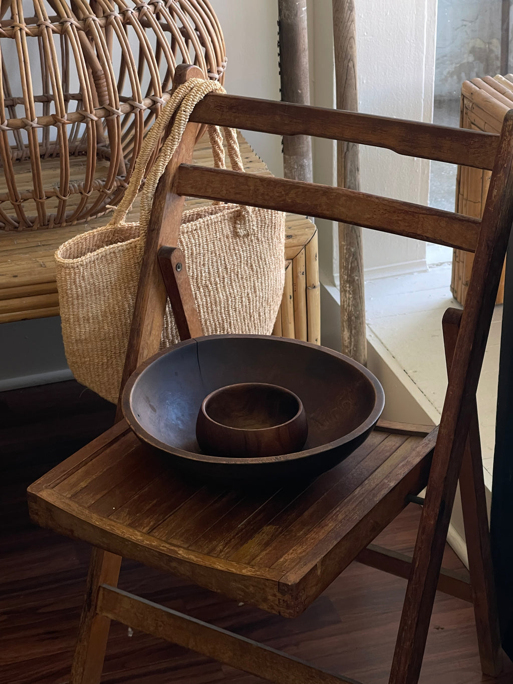 Medium Sisal Tote: Oats